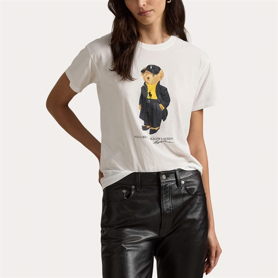Polo Ralph Lauren Polo Bear Cotton Jersey T-shirt, Hvid
